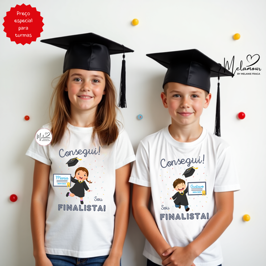 T-shirt personalizada Finalistas