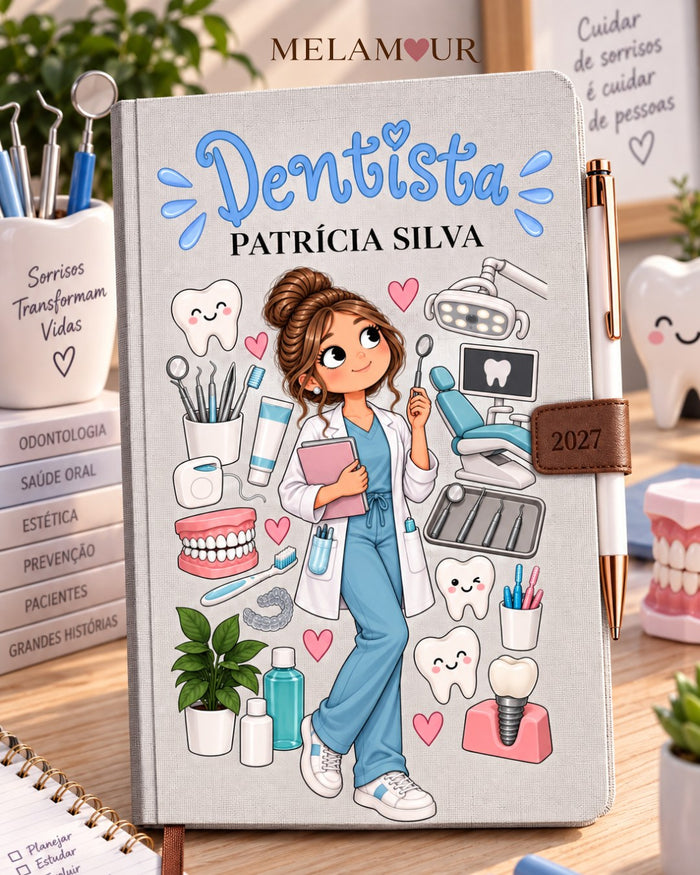 Agenda de Dentista Personalizada 2027
