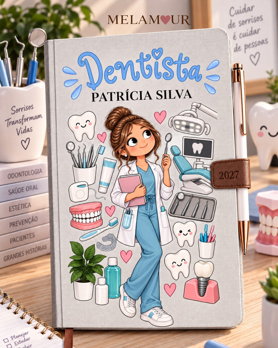 Agenda de Dentista Personalizada 2027