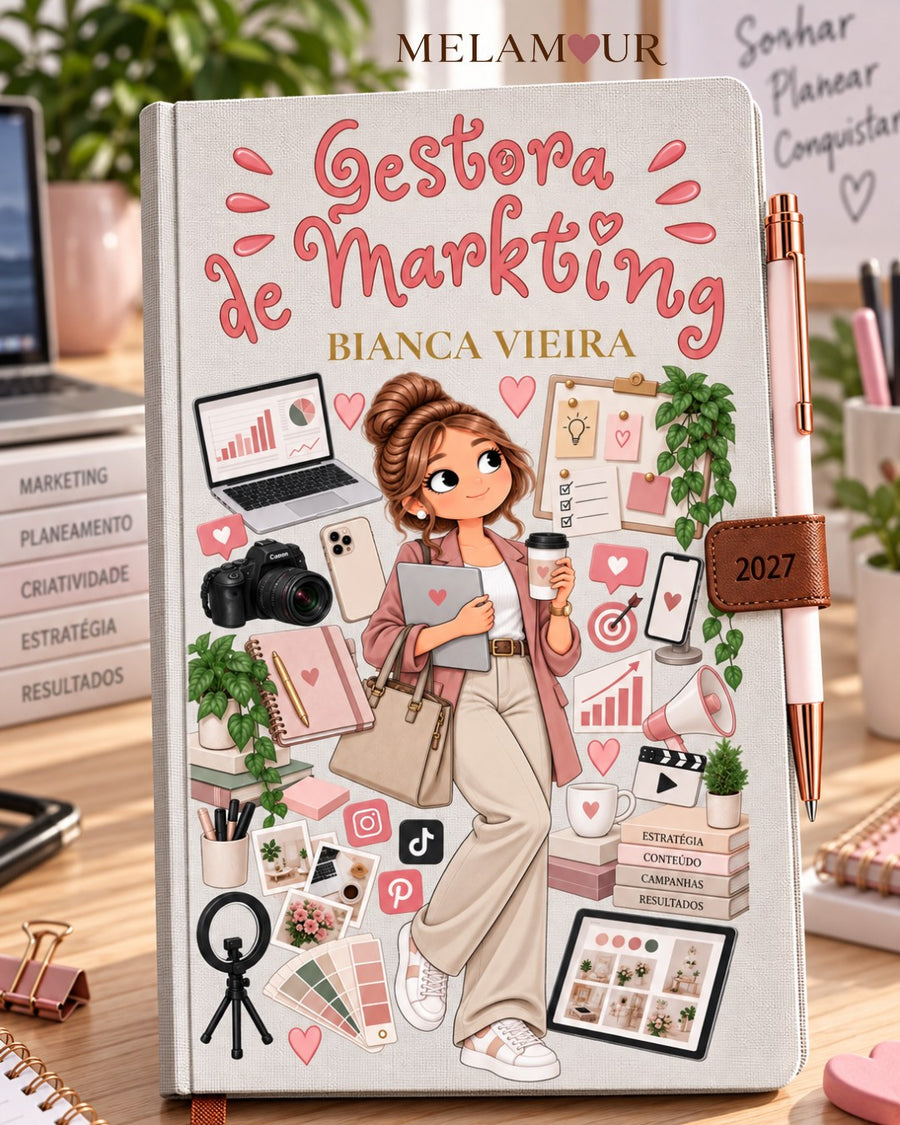 Agenda de Gestora de Marketing Personalizada 2027