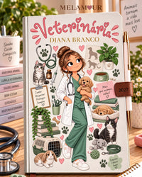Agenda de Veterinária Personalizada 2027