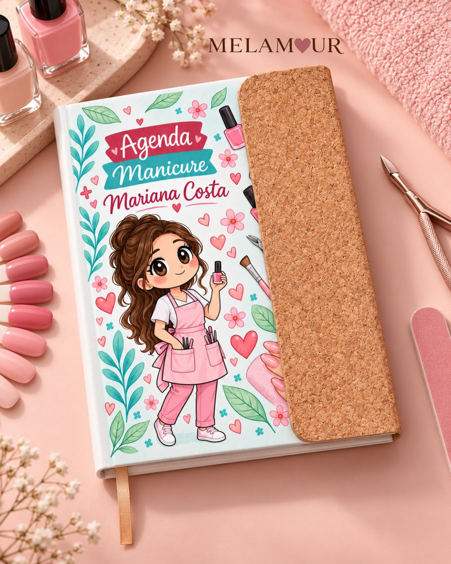 Agenda de Manicure Personalizada 2027
