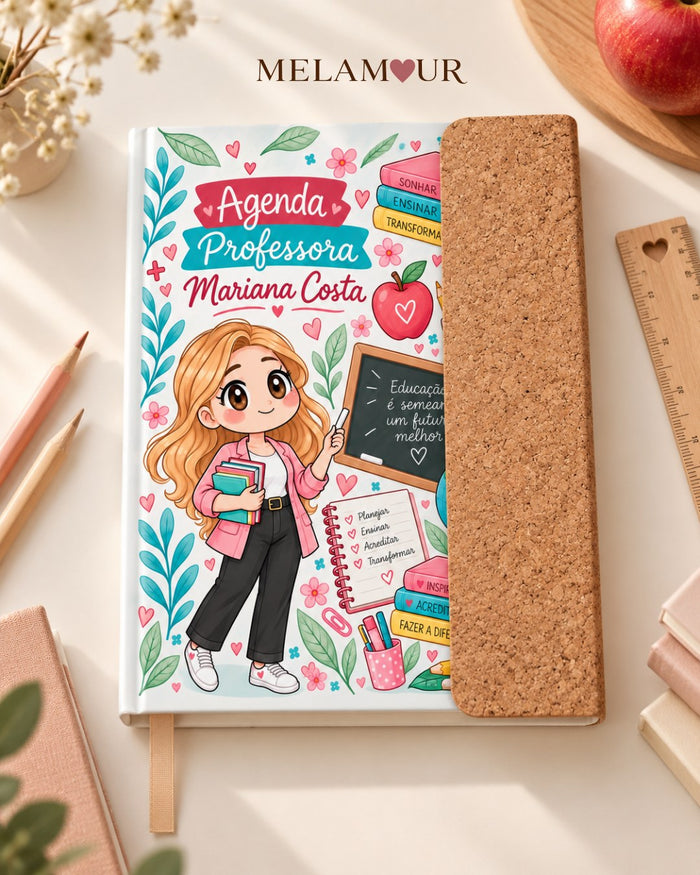 Agenda de Professora Personalizada 2027