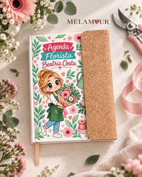 Agenda de Florista Personalizada 2027