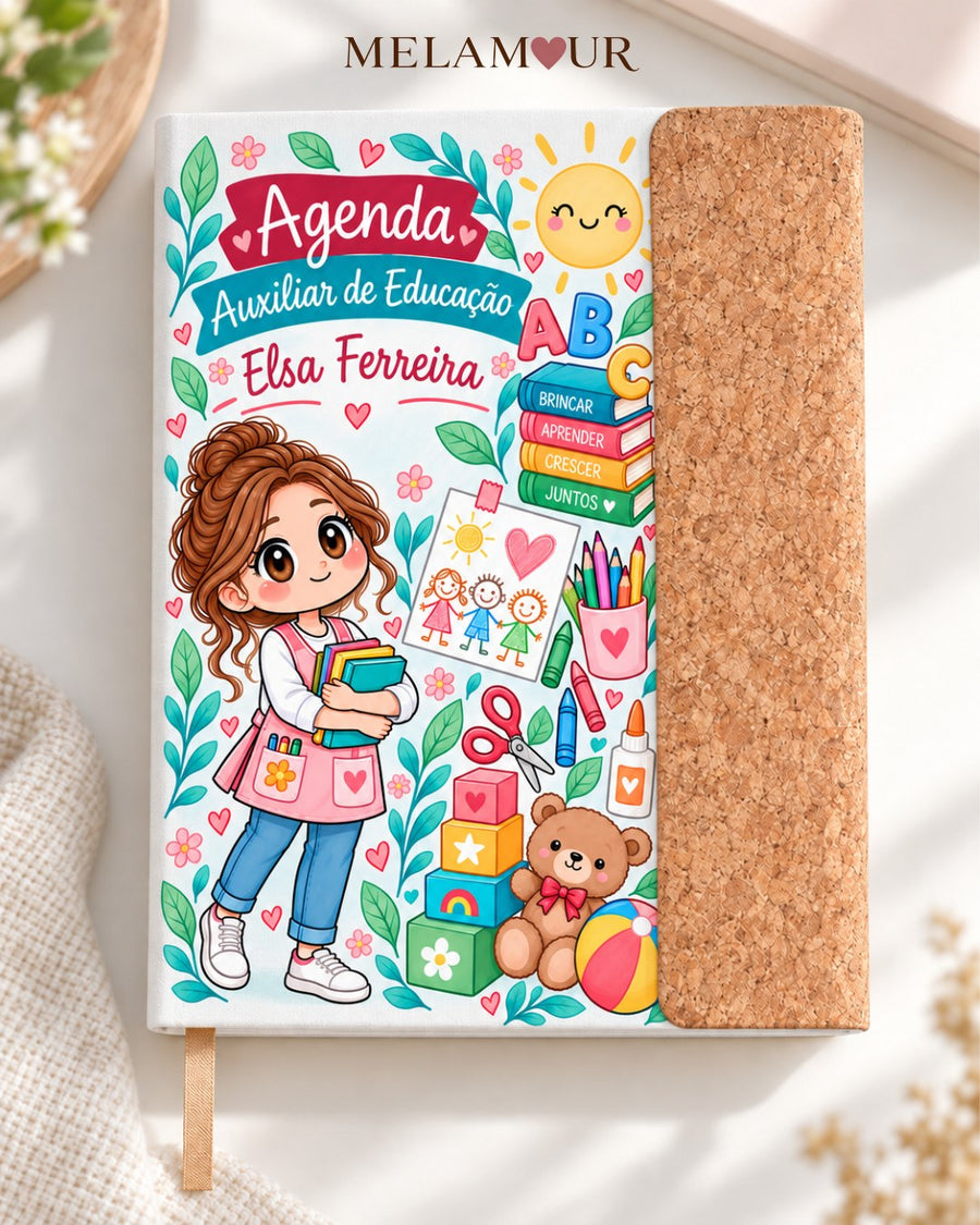 Agenda de Auxiliar de Educação Personalizada 2027