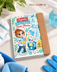 Agenda de Auxiliar de Limpeza Personalizada 2027
