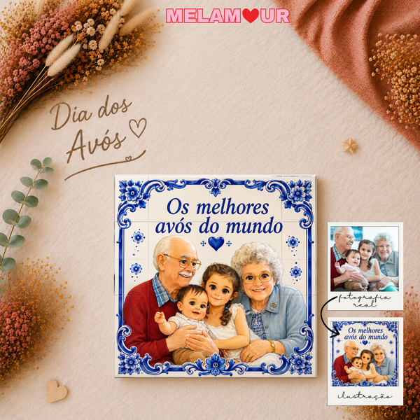 Azulejo personalizado | Avó ou Avô