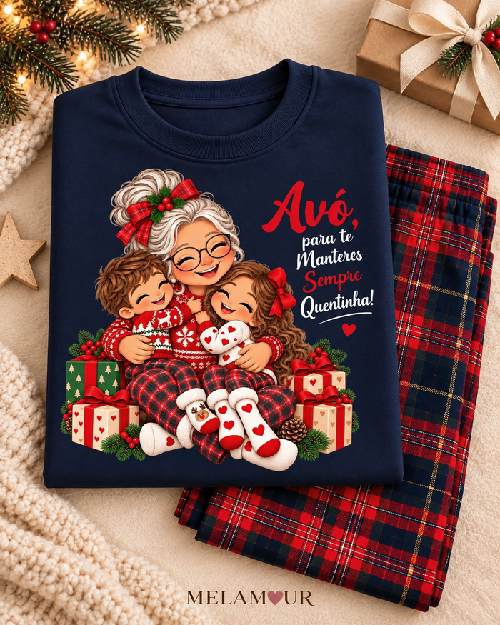 Pijama de Natal Avó · Sempre Quentinha