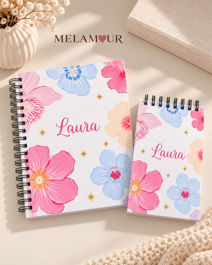 Floral Personalizado — A5 + A6