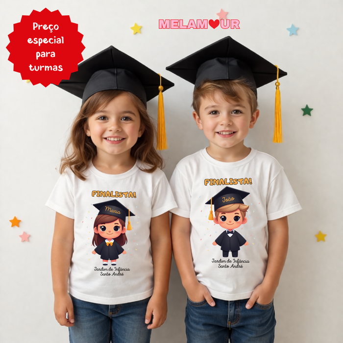 T-shirt personalizada | Finalistas