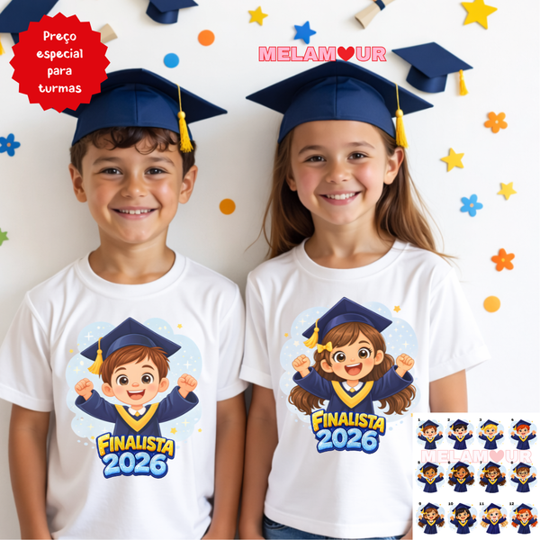 T-shirt personalizada | Finalistas