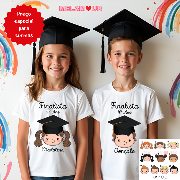 T-shirt personalizada | Finalistas