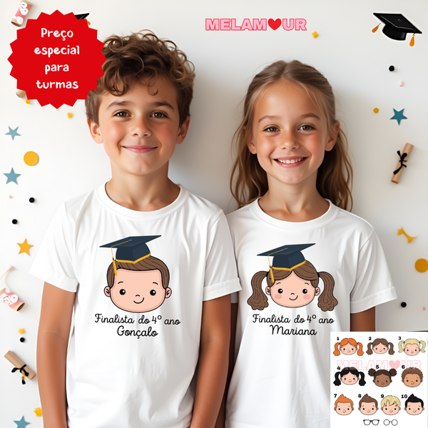T-shirt personalizada | Finalistas
