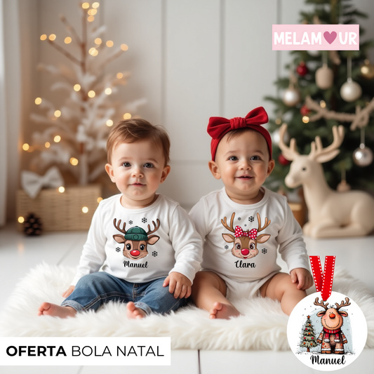 Camisola de Natal Personalizada | Bebé