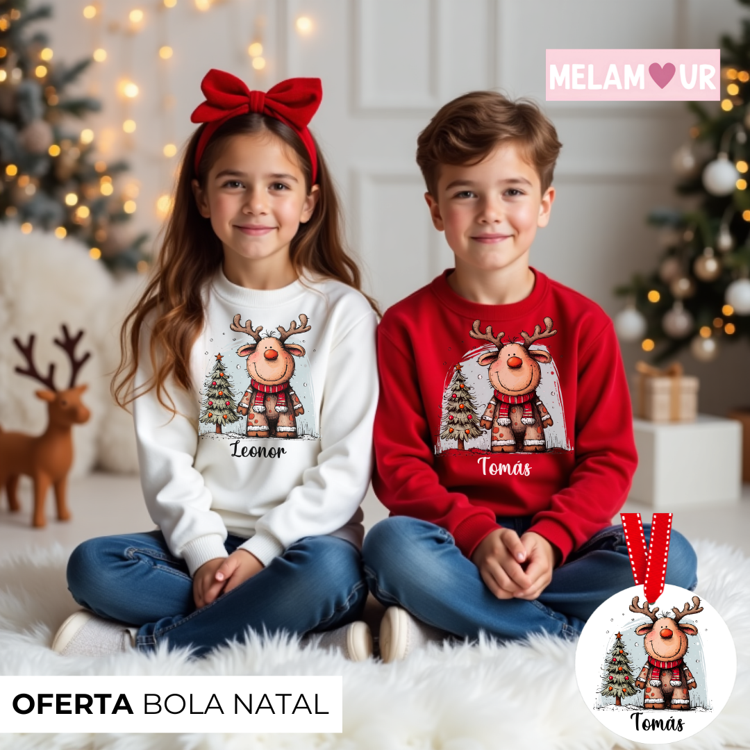 Camisola de Natal Personalizada | Adulto ou Criança