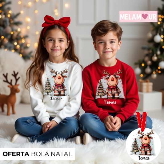 Camisola de Natal Personalizada | Adulto ou Criança