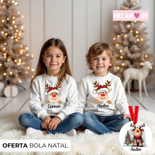 Camisola de Natal Personalizada | Adulto ou Criança