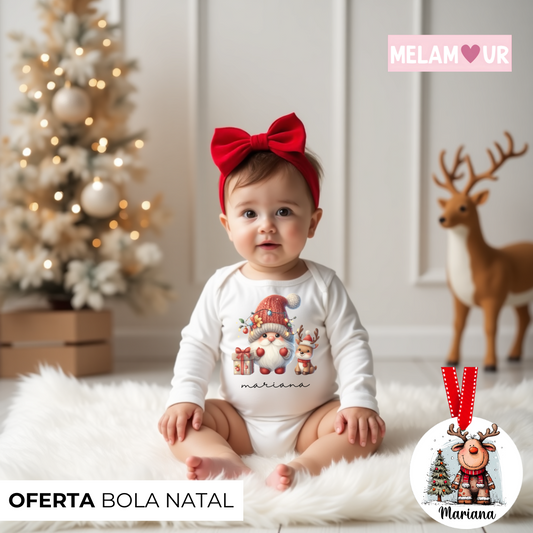 Camisola de Natal Personalizada | Bebé