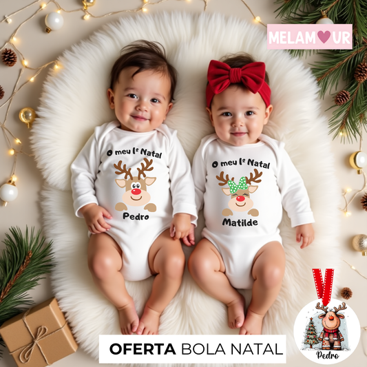 Camisola de Natal Personalizada | Bebé