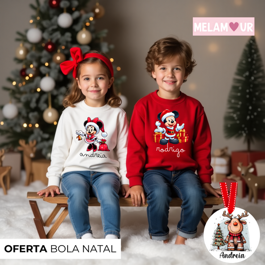 Camisola de Natal Personalizada | Adulto ou Criança