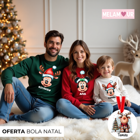 Camisola de Natal Personalizada | Adulto ou Criança