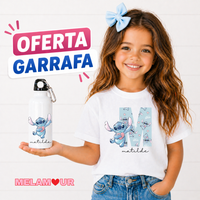 T-shirt Personalizada + Oferta Garrafa | Criança