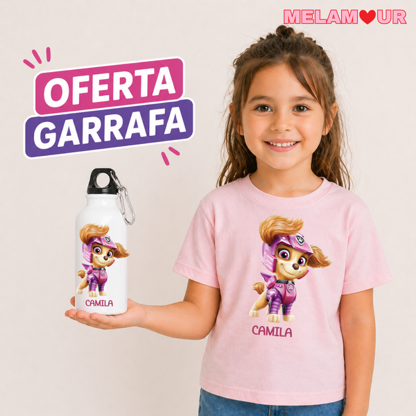 T-shirt Personalizada + Oferta Garrafa | Criança