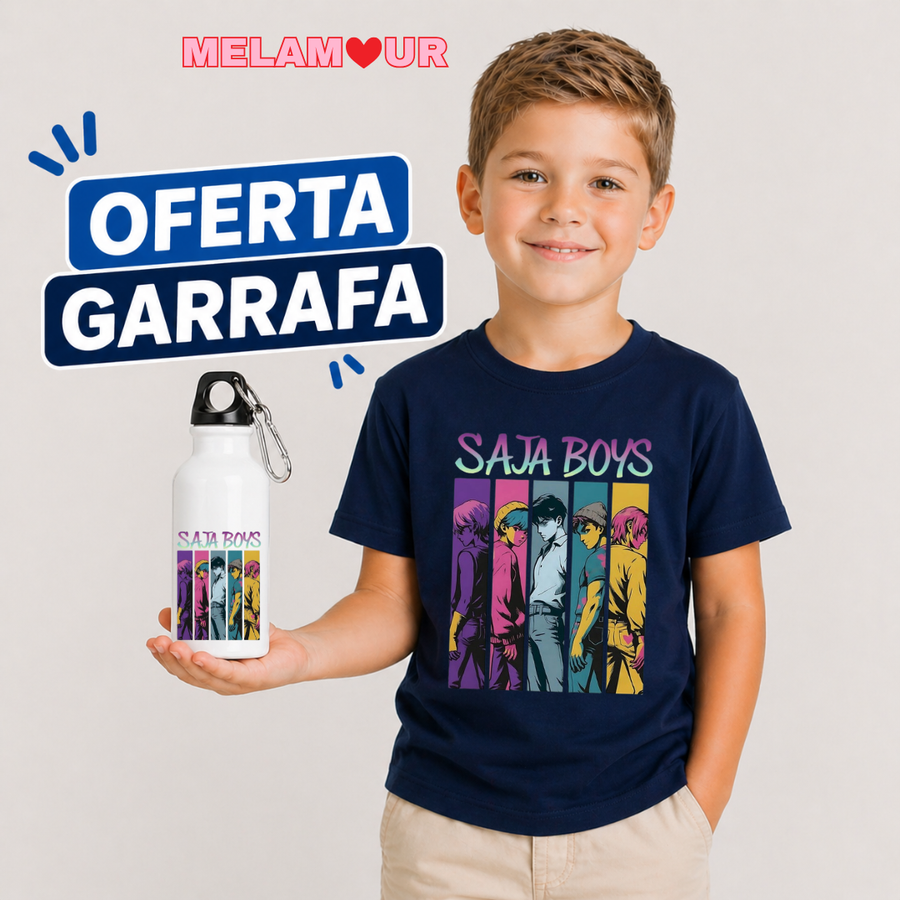 T-shirt Personalizada + Oferta Garrafa | Criança