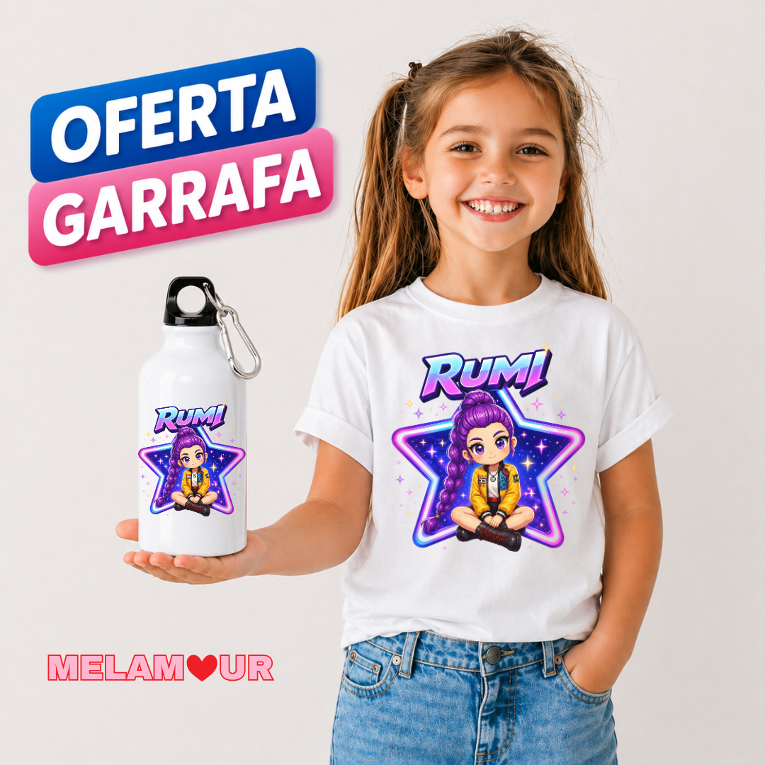 T-shirt Personalizada + Oferta Garrafa | Criança