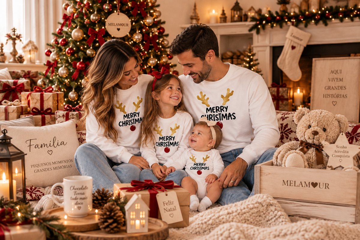 Coleção de Natal MELAMOUR personalizada