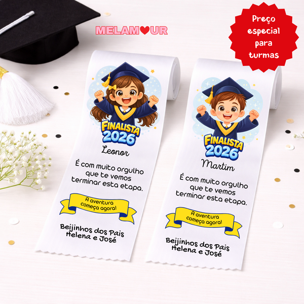 Fita de Finalistas personalizada