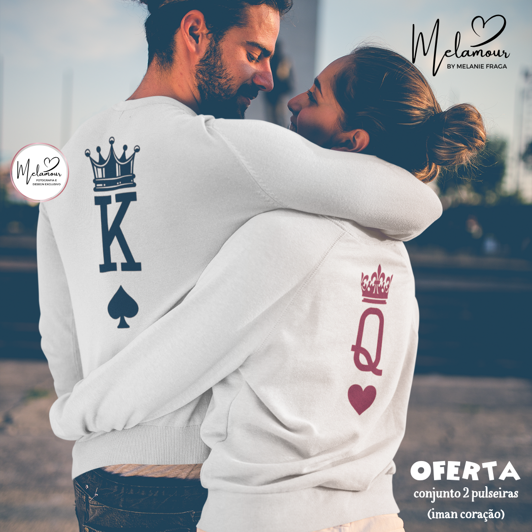 Conjunto de Camisolas Personalizadas Dia dos Namorados
