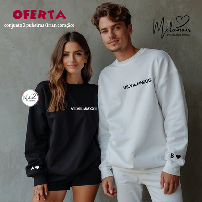 Conjunto de Camisolas Personalizadas Dia dos Namorados