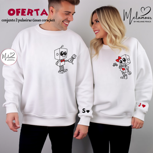 Conjunto de Camisolas Personalizadas Dia dos Namorados