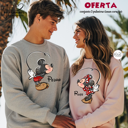 Conjunto de Camisolas Personalizadas Dia dos Namorados