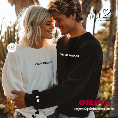 Conjunto de Camisolas Personalizadas Dia dos Namorados