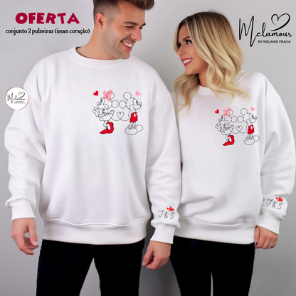 Conjunto de Camisolas Personalizadas Dia dos Namorados