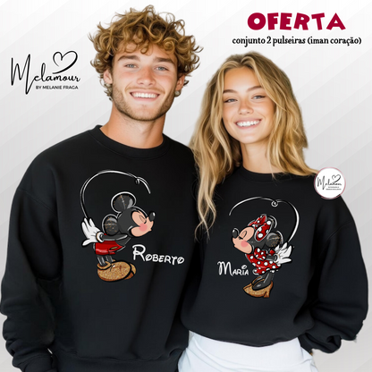 Conjunto de Camisolas Personalizadas Dia dos Namorados
