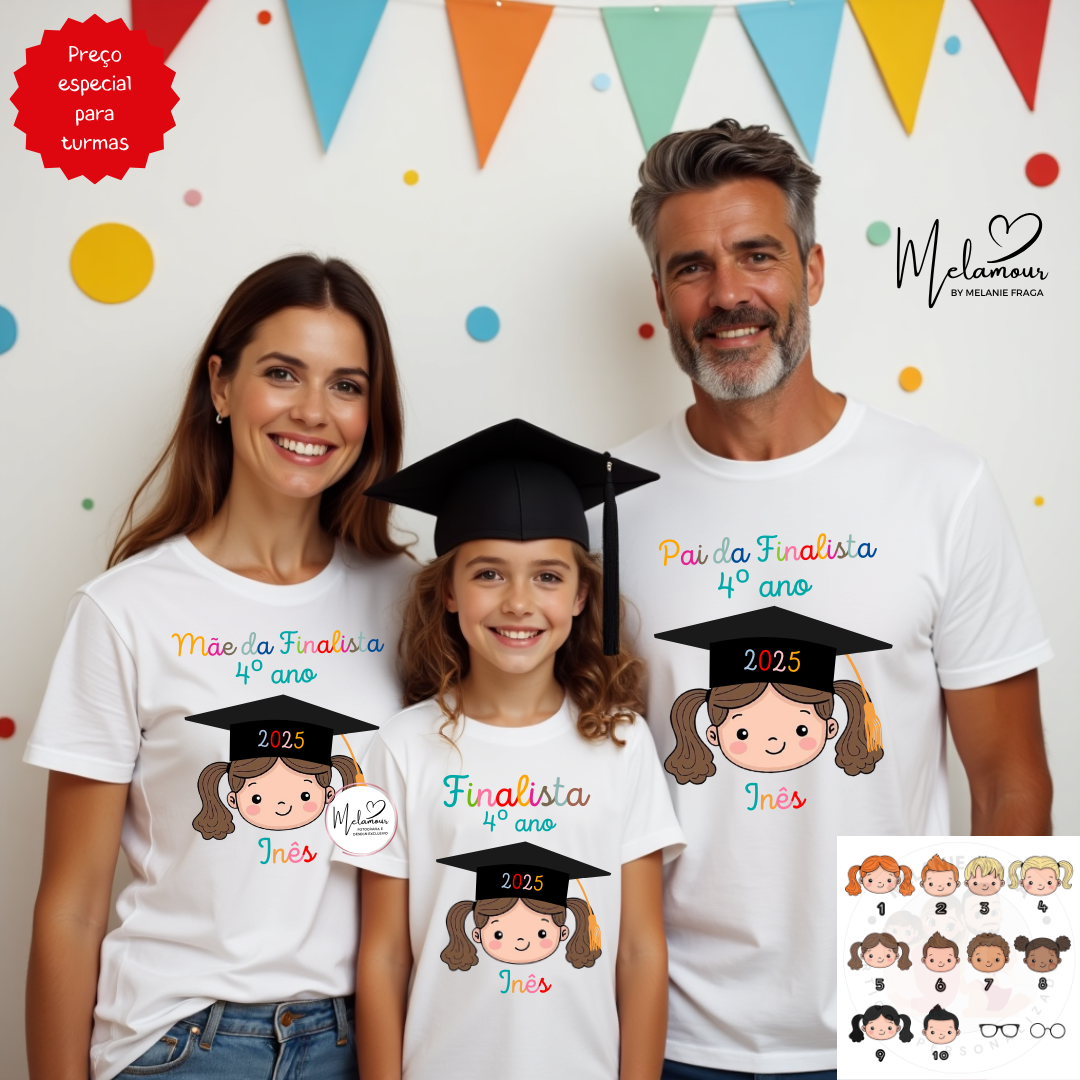 T-shirt personalizada Finalistas