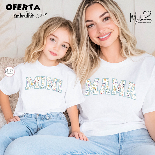 Conjunto T-shirts Personalizadas Dia da Mãe