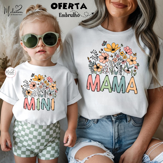 Conjunto T-shirts Personalizadas Dia da Mãe