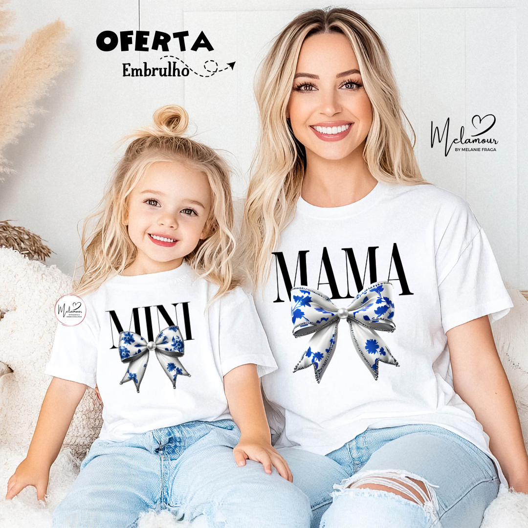 Conjunto T-shirts Personalizadas Dia da Mãe