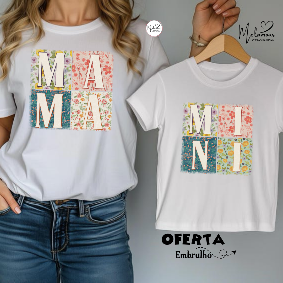 Conjunto T-shirts Personalizadas Dia da Mãe