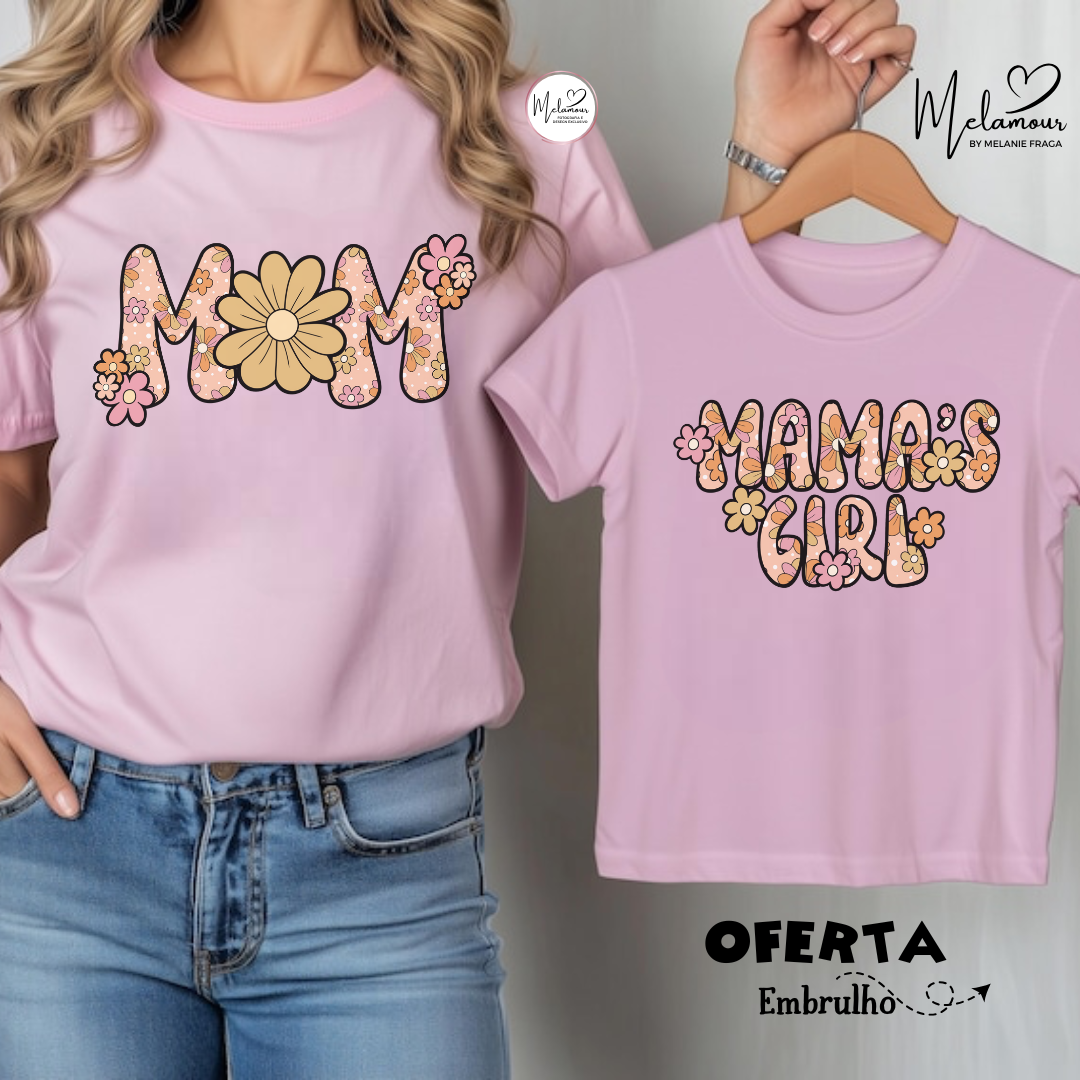 Conjunto T-shirts Personalizadas Dia da Mãe