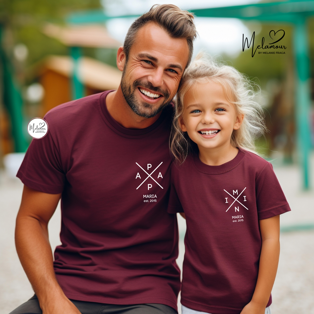 Conjunto T-shirts Personalizadas Dia do Pai