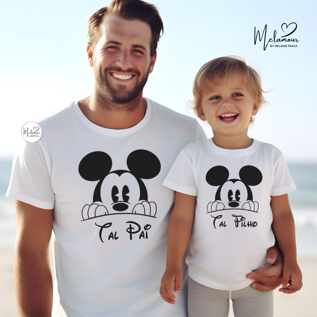 Conjunto T-shirts Personalizadas Dia do Pai