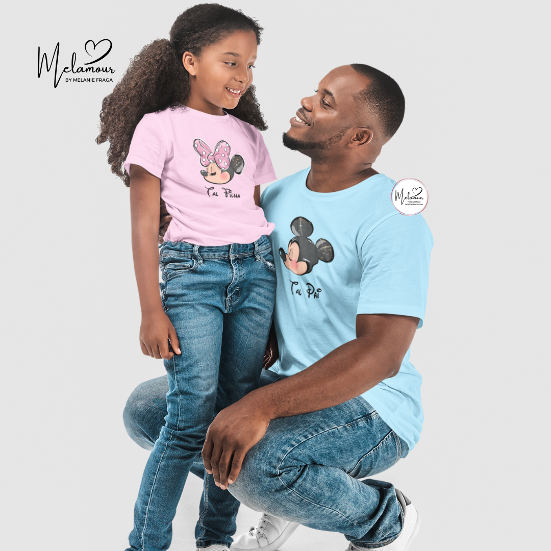 Conjunto T-shirts Personalizadas Dia do Pai