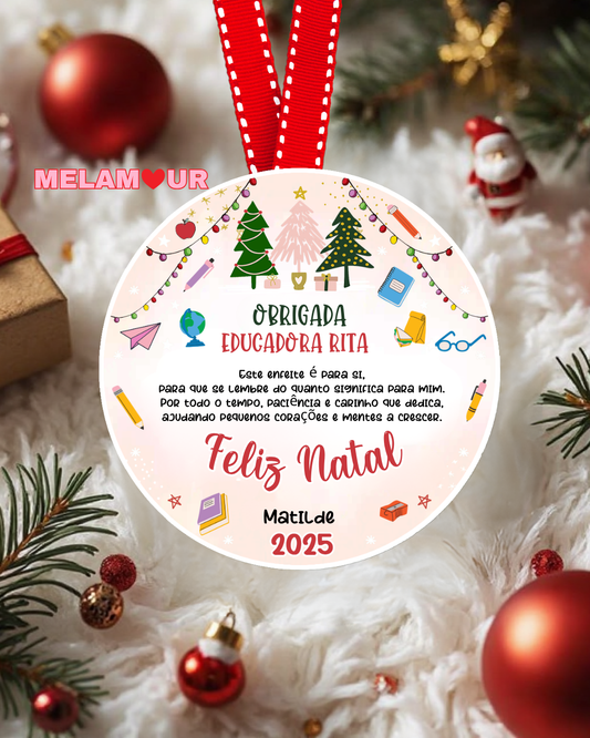 Bola de Natal personalizada