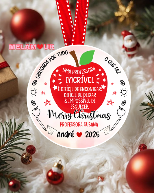 Bola de Natal personalizada