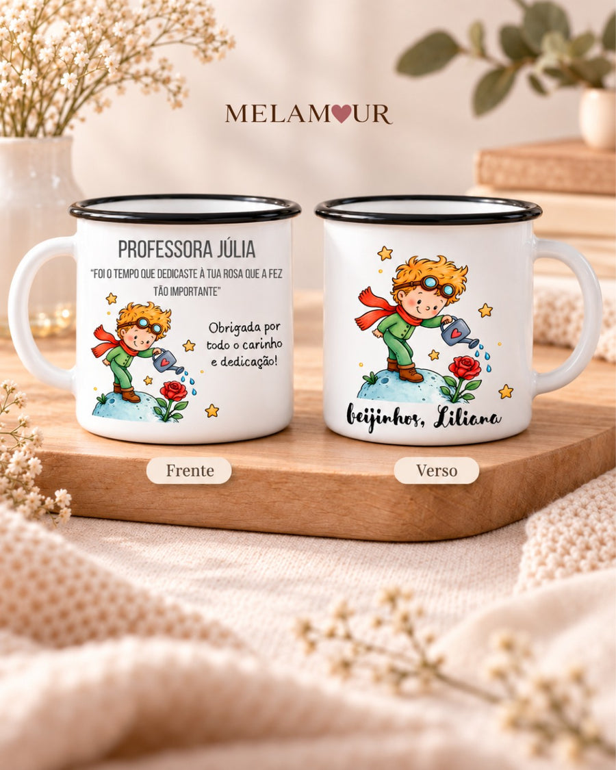 O Principezinho — Estilo Vintage | Caneca Professora